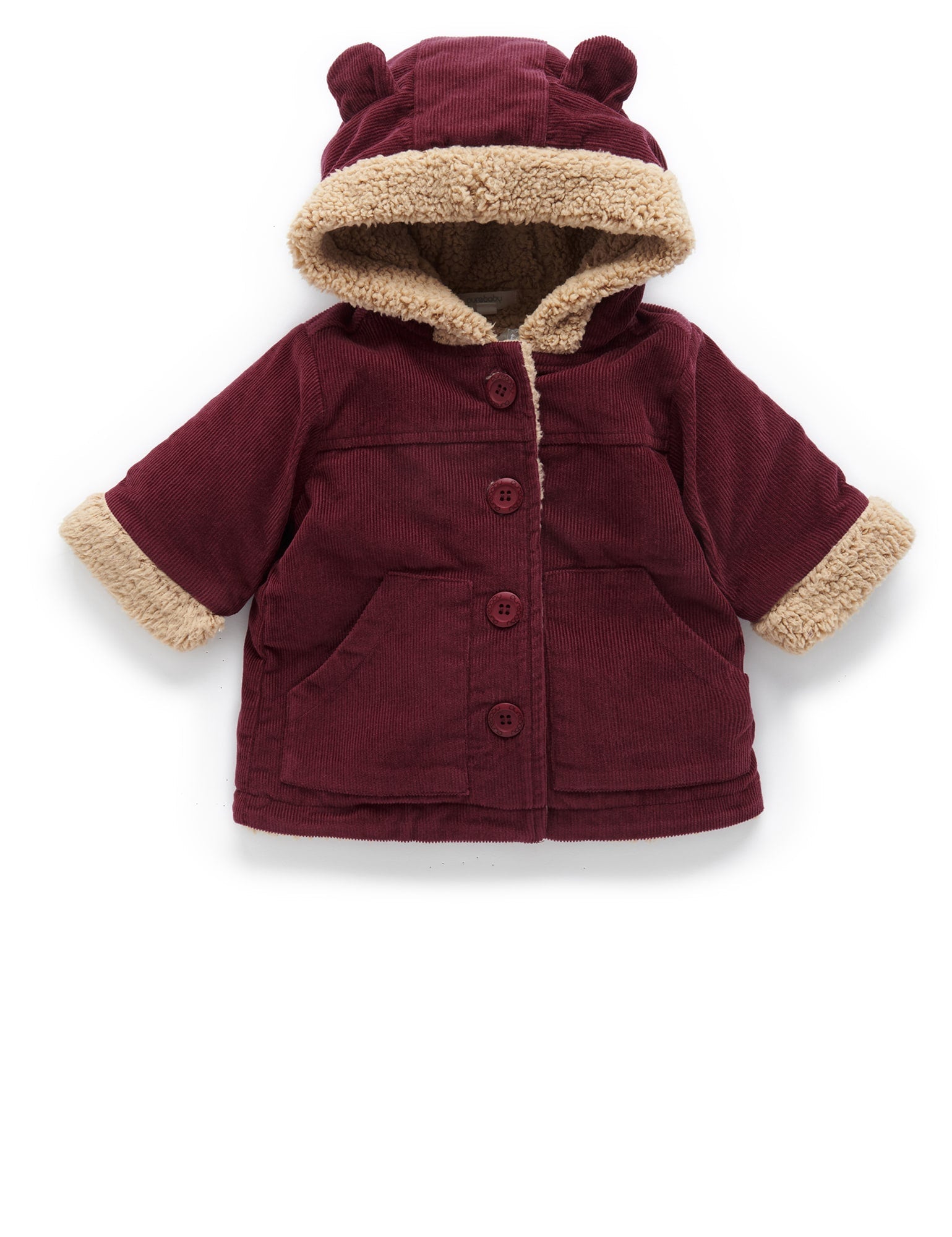 Corduroy Hooded Jacket - Huckleberry