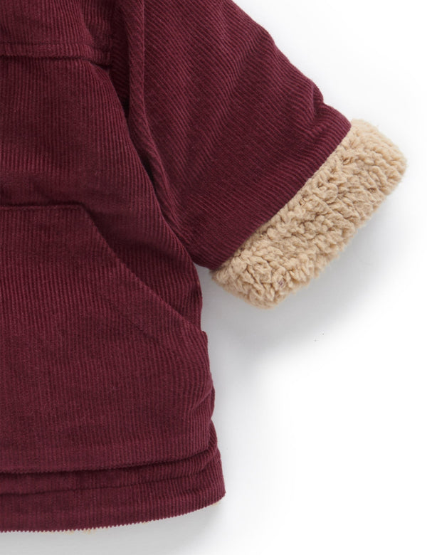 Corduroy Hooded Jacket - Huckleberry
