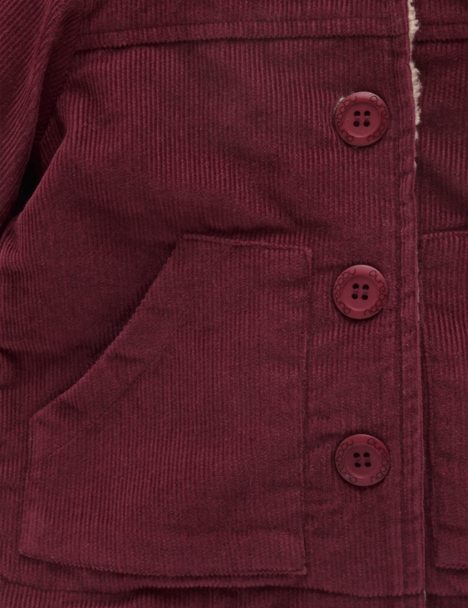 Corduroy Hooded Jacket - Huckleberry
