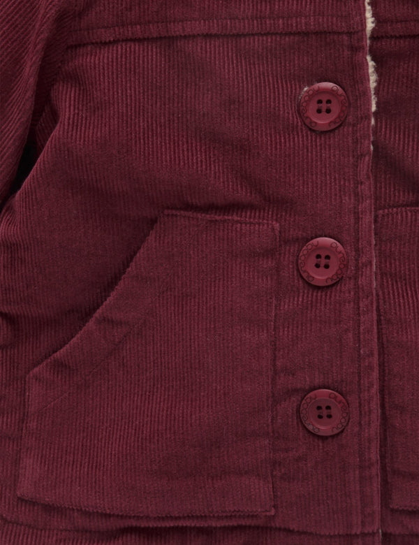 Corduroy Hooded Jacket - Huckleberry