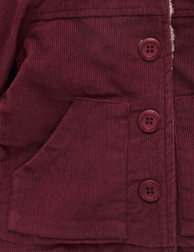 Corduroy Hooded Jacket - Huckleberry