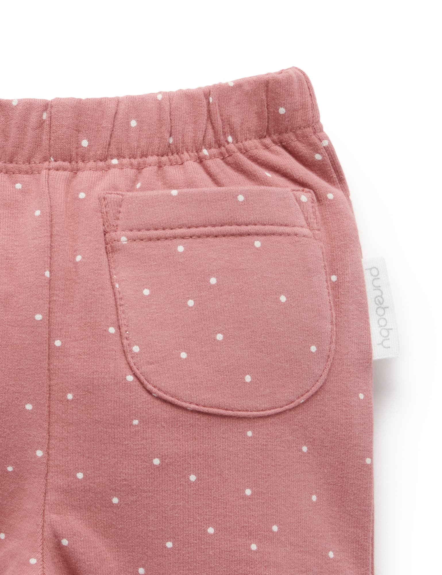 Thick Leggings with Pocket - Plum Mini Spot