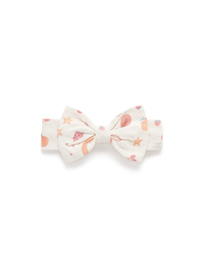 Bow Headband - Tropical Fruits Print