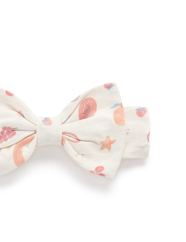 Bow Headband - Tropical Fruits Print