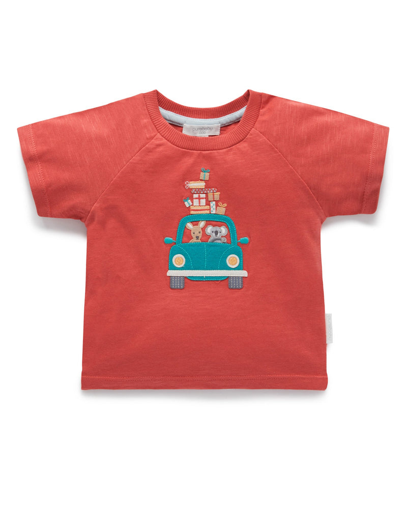 Christmas T Shirt - Vintage Red