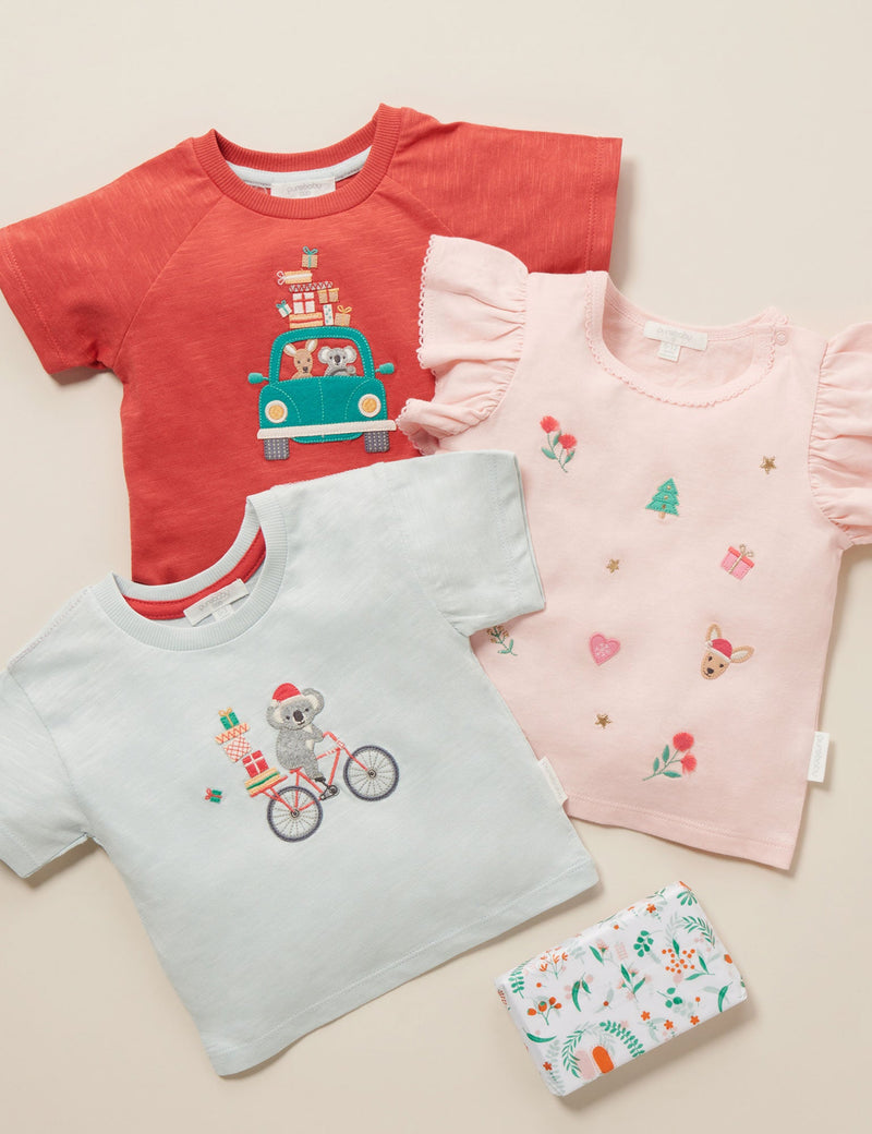 Christmas T Shirt - Vintage Red