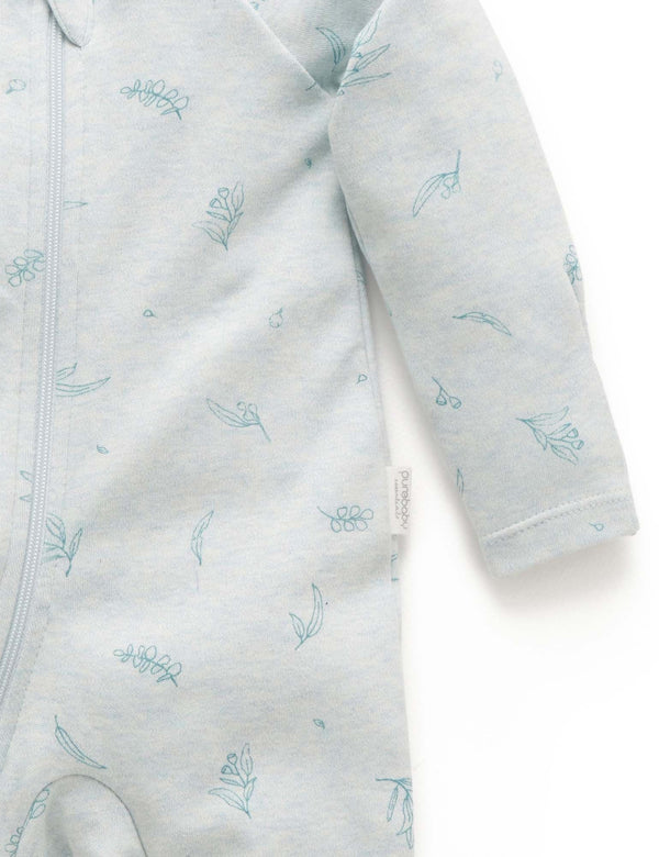 Zip Growsuit - Mint Eucalyptus