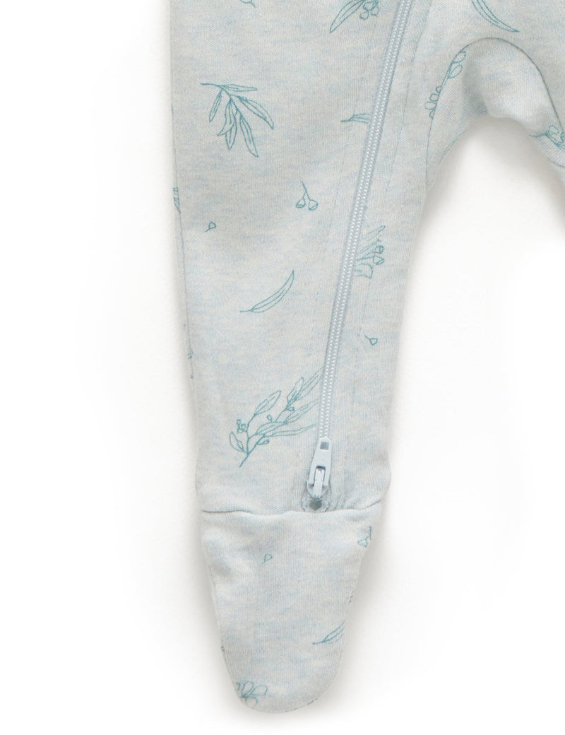 Zip Growsuit - Mint Eucalyptus