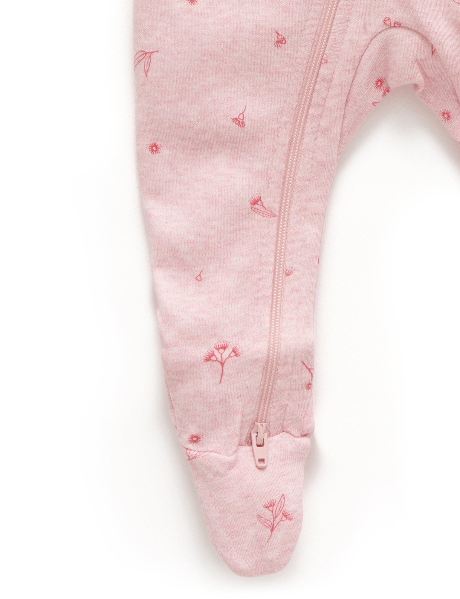 Zip Growsuit - Peony Blossom