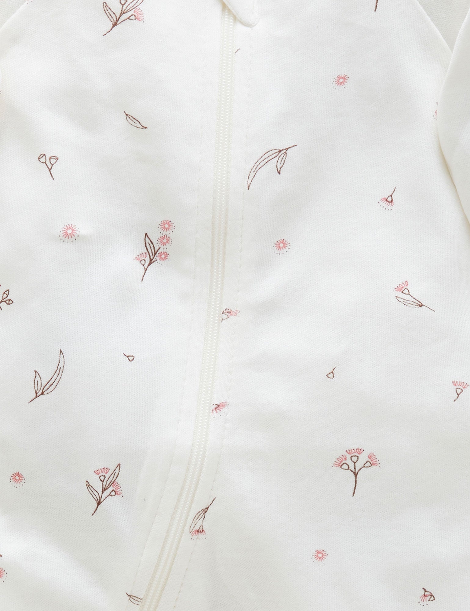 Zip Growsuit - Vanilla Blossom