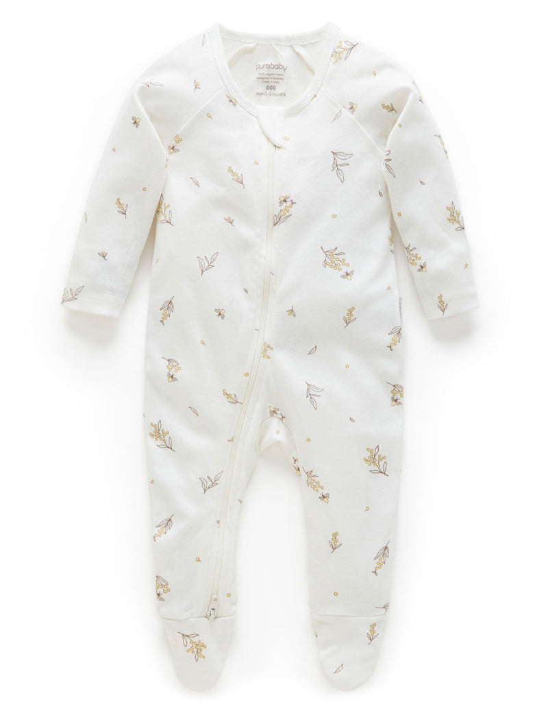 Zip Growsuit - Vanilla Wattle Bee