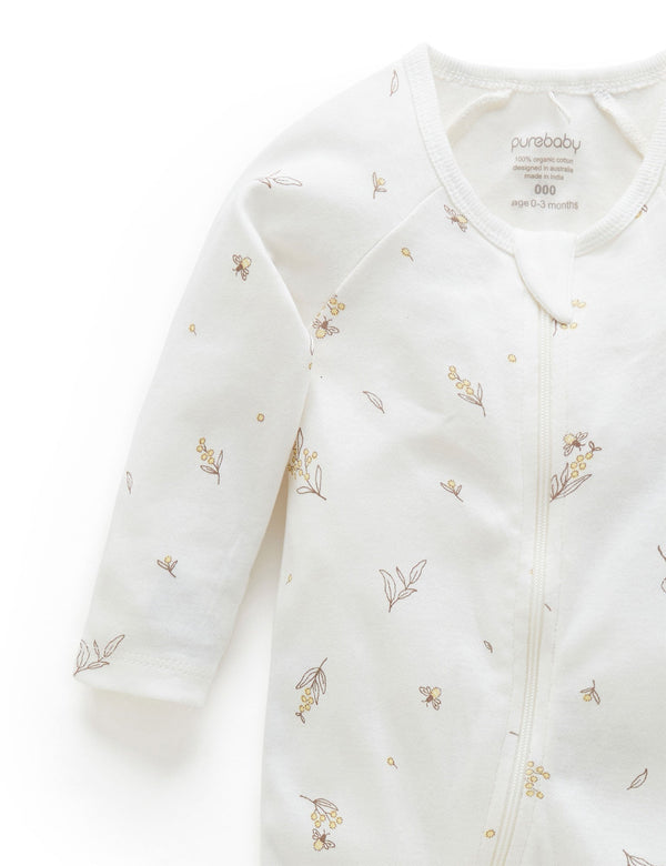 Zip Growsuit - Vanilla Wattle Bee