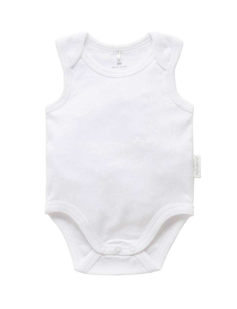 Singlet Bodysuit - White