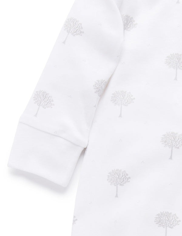 Sleepsuit  - Pale Grey Tree