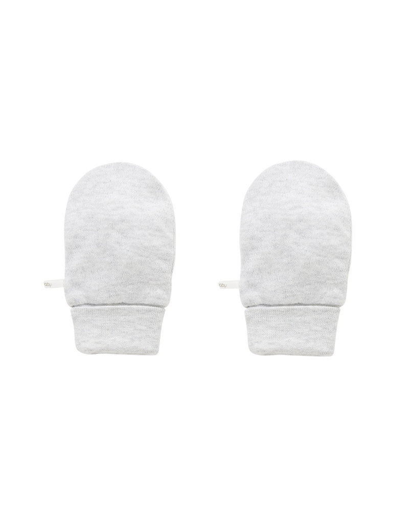 Mittens - Pale Grey Melange