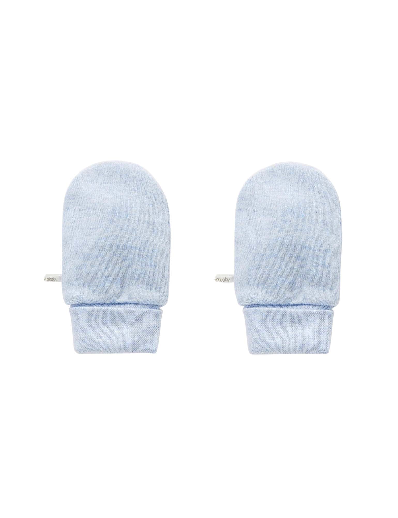 Mittens - Pale Blue Melange