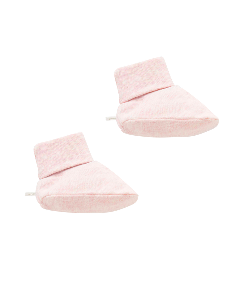 Booties - Pale Pink Melange