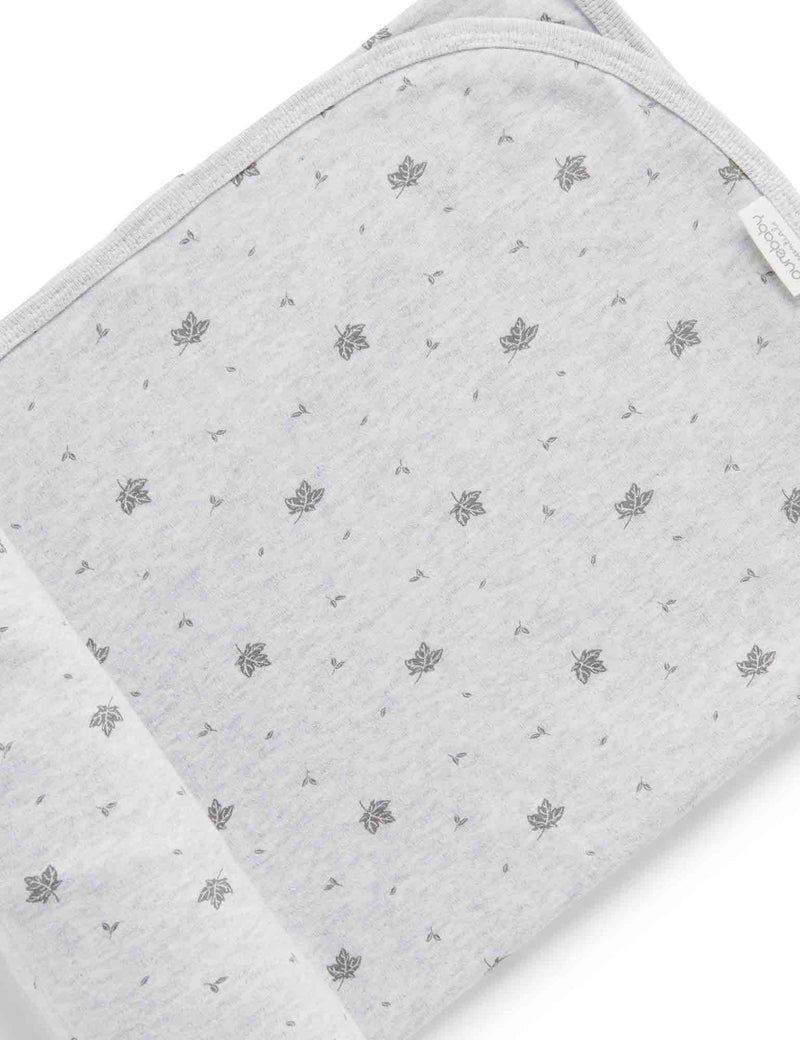 Bunny Rug - Pale Grey Leaf