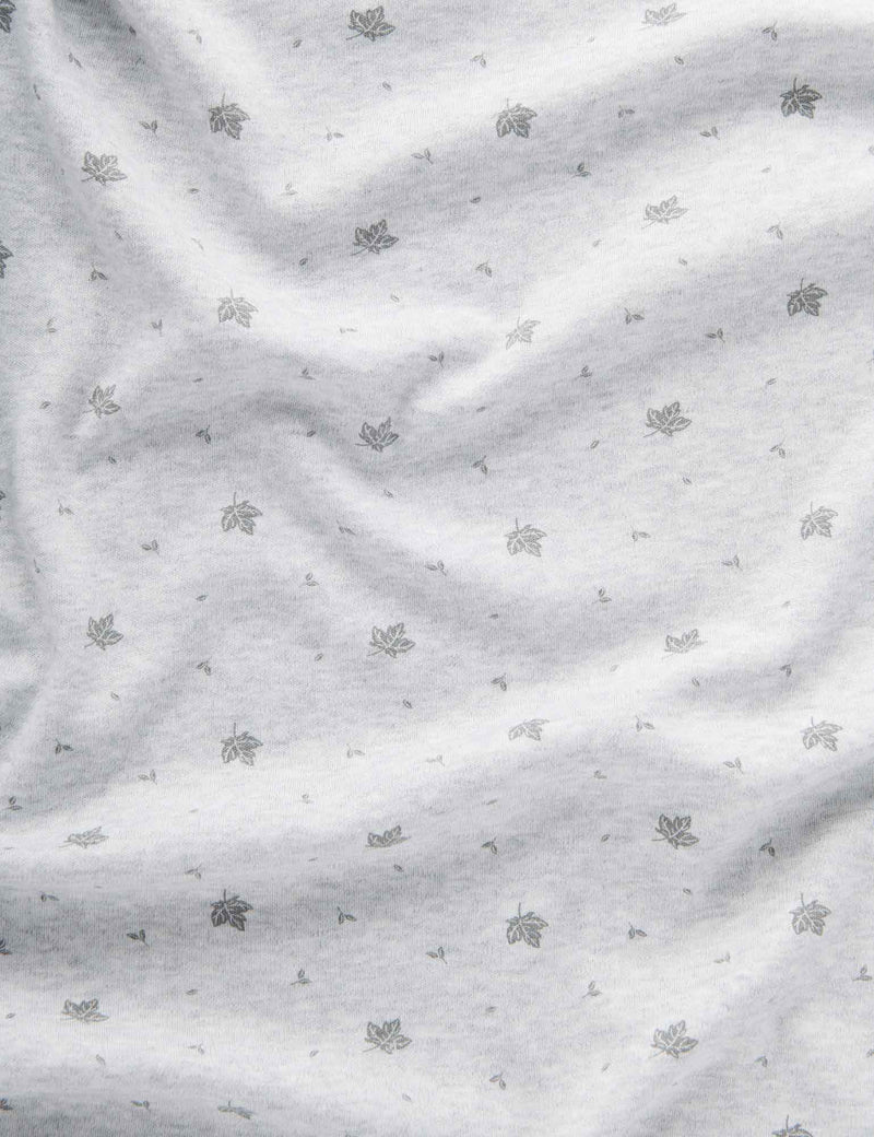 Bunny Rug - Pale Grey Leaf