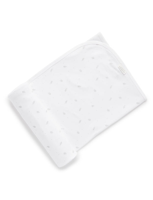 Bunny Rug - Pale Grey Leaf w Spot