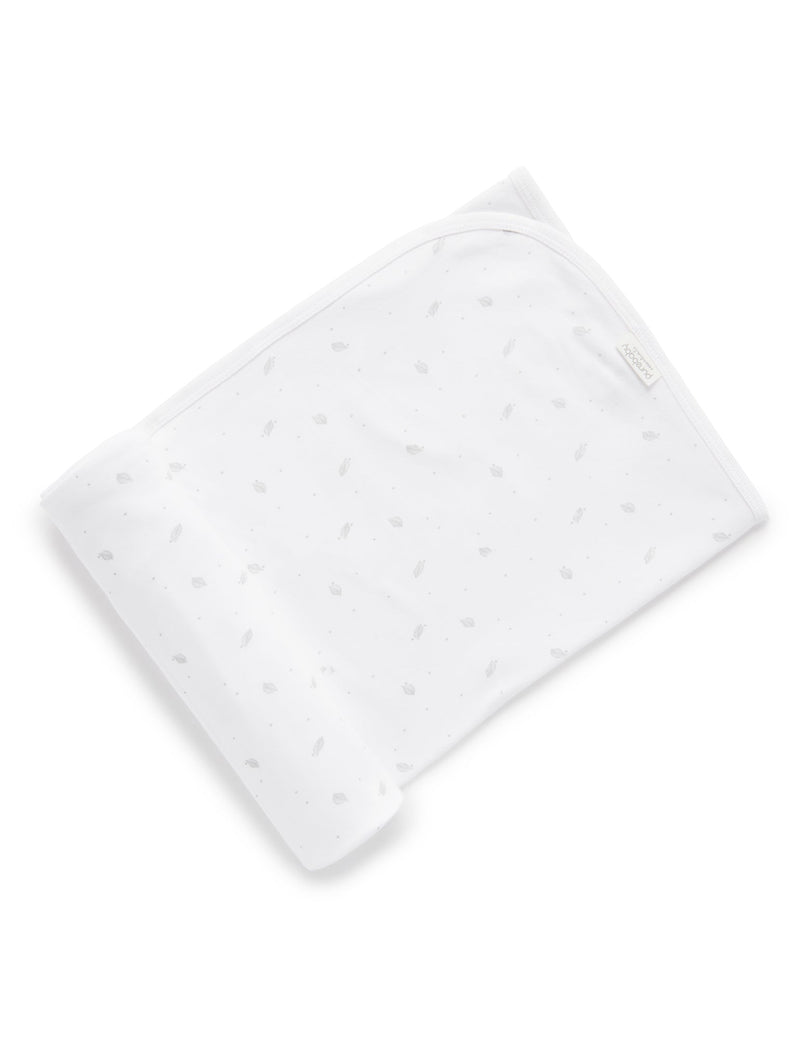 Bunny Rug - Pale Grey Leaf w Spot
