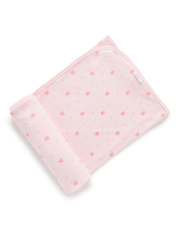Bunny Rug - Pale Pink Leaf