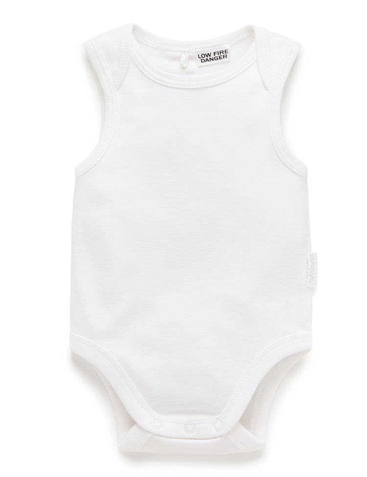 Singlet Bodysuit - White