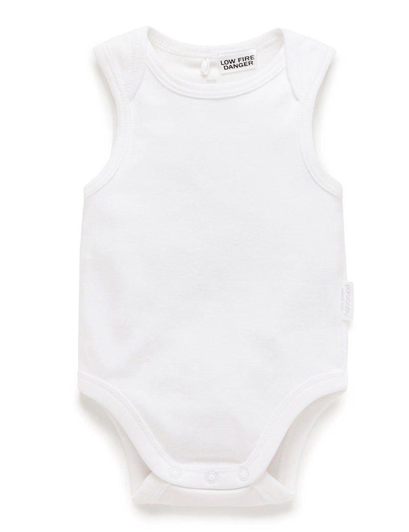 Singlet Bodysuit - White