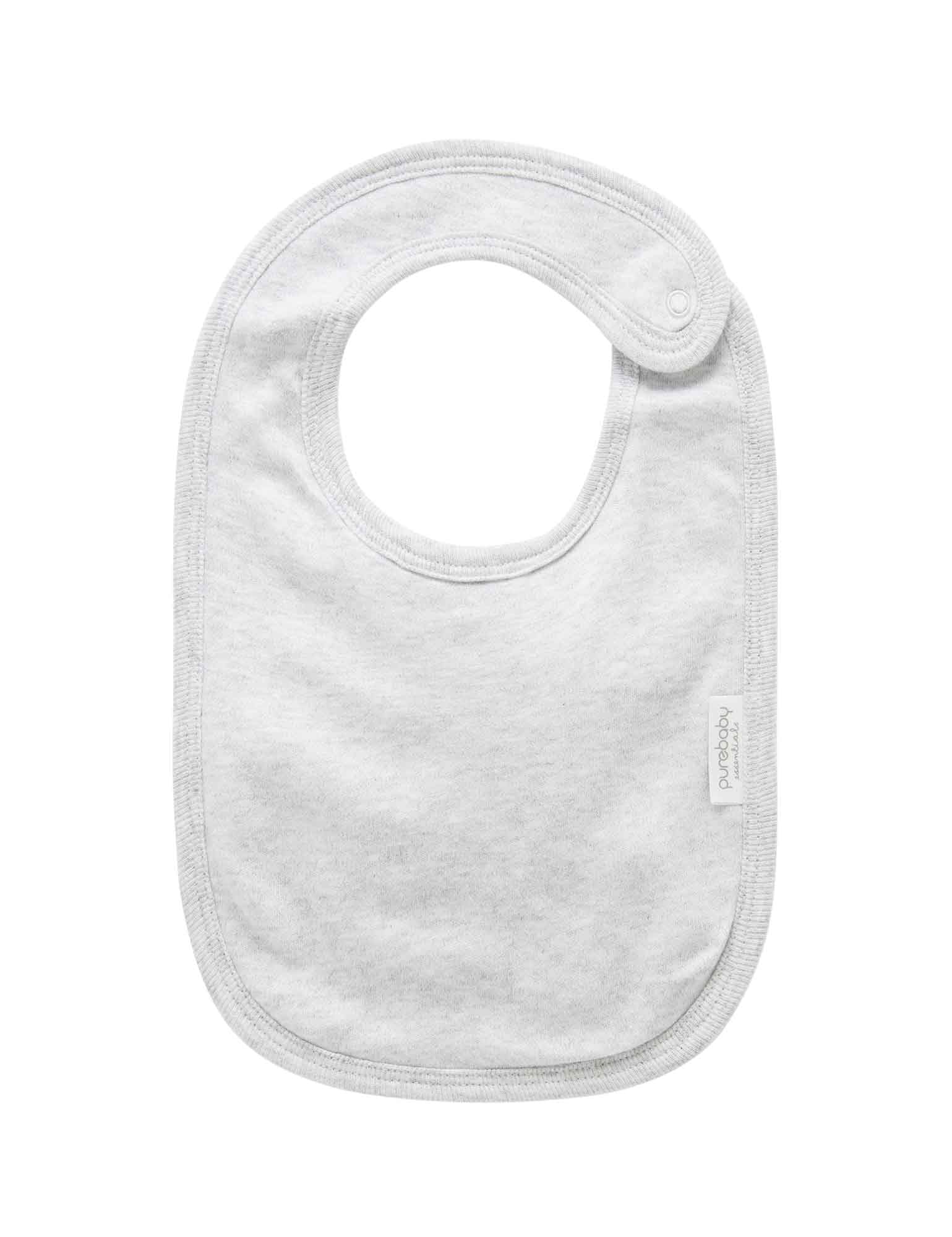 Bib - Pale Grey Melange