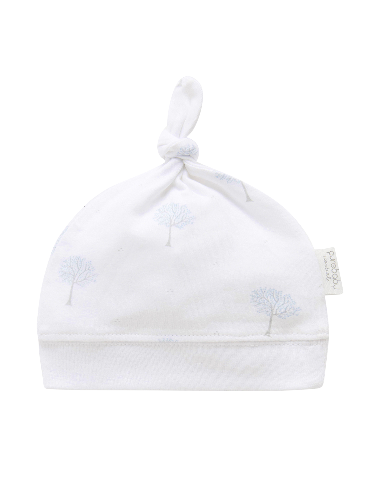 Knot Hat - Pale Blue Tree