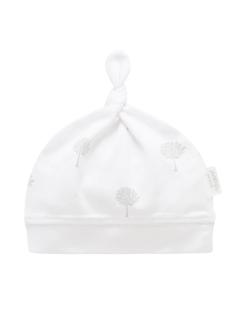 Knot Hat - Pale Grey Tree