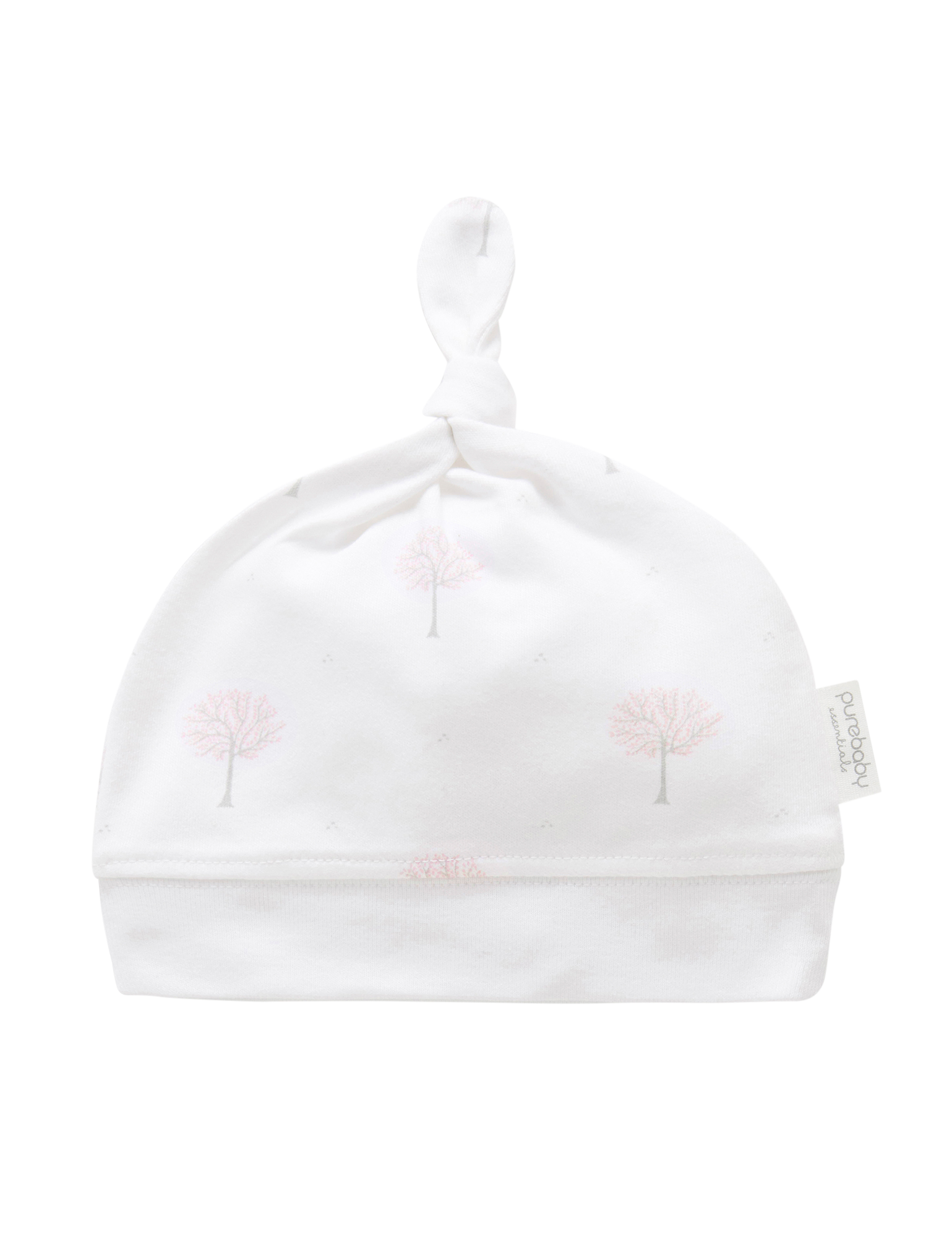 Knot Hat - Pale Pink Tree