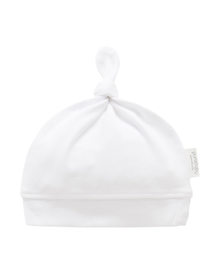 Knot Hat - White