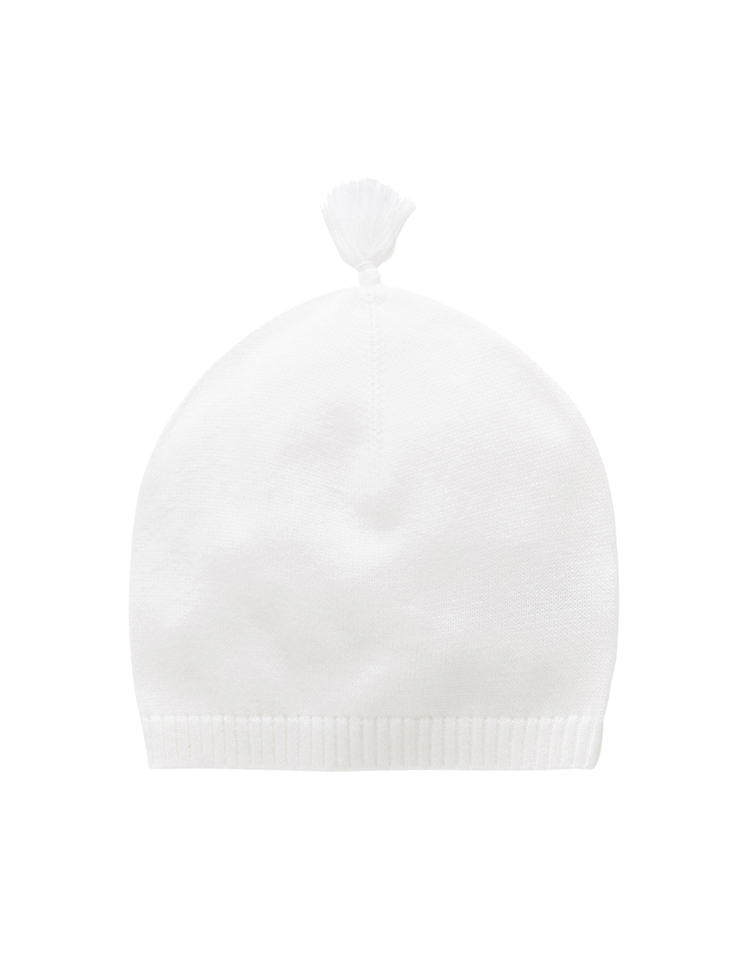 Essentials Newborn Beanie - White