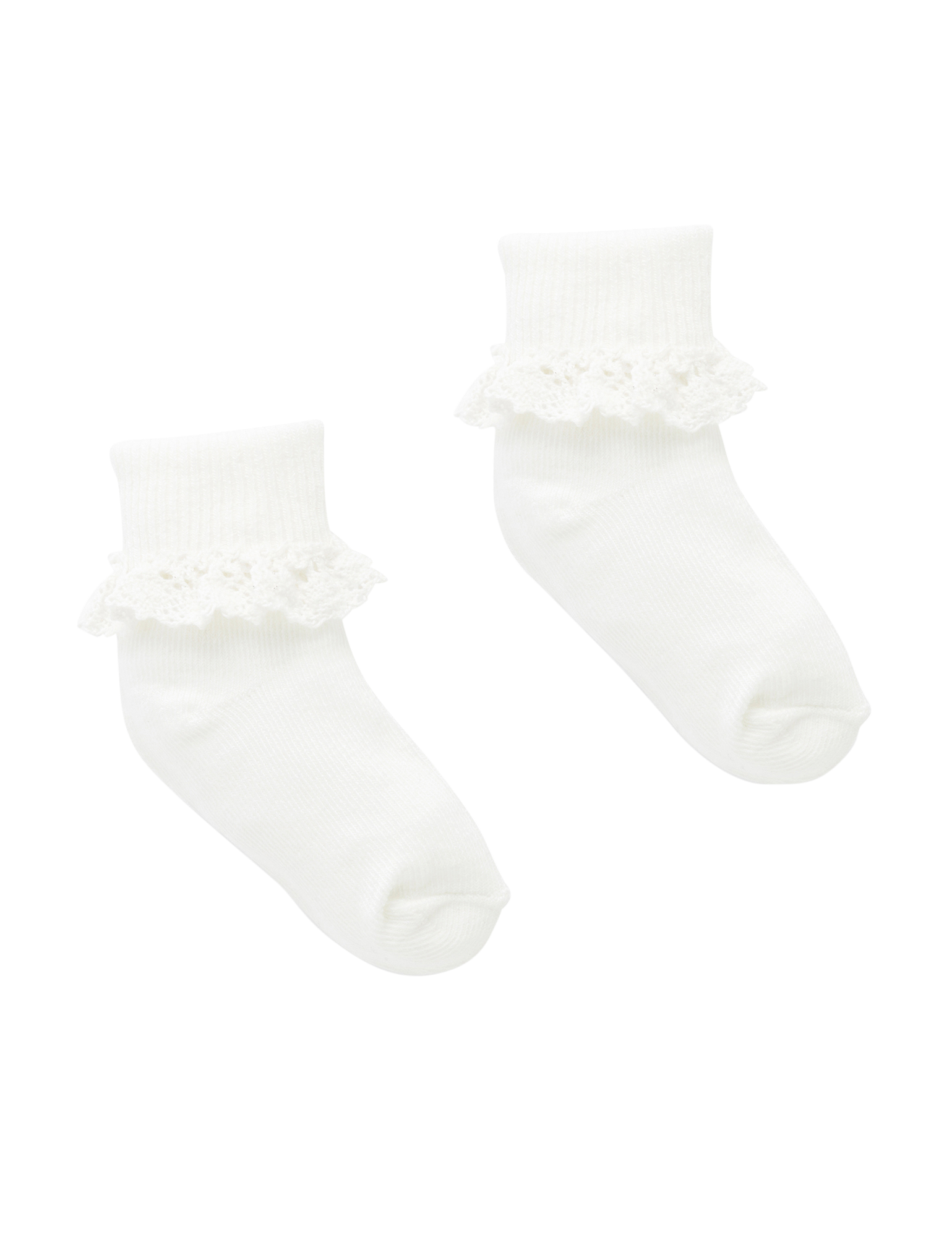 Lace Sock - White