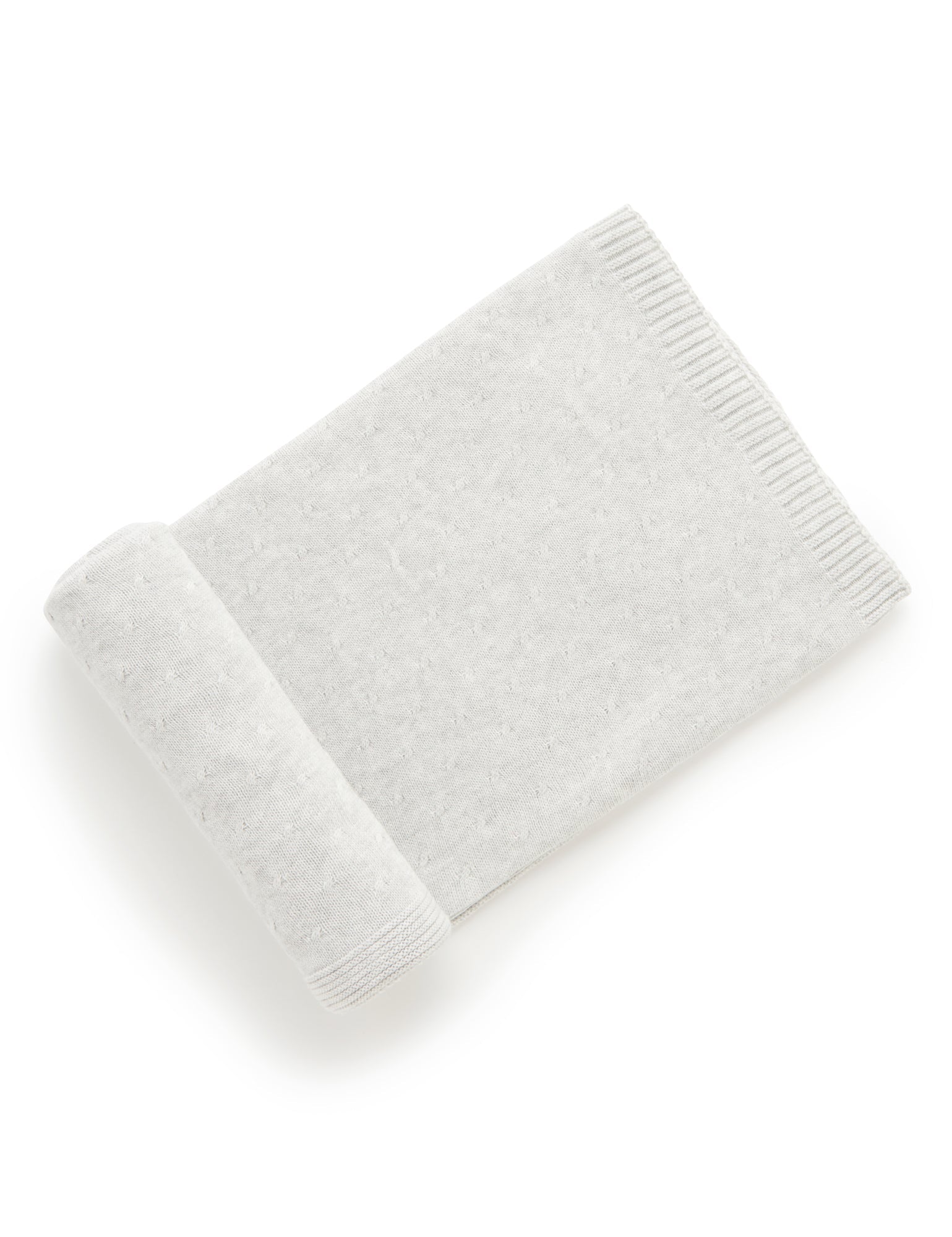 Essentials Blanket - Pale Grey Melange