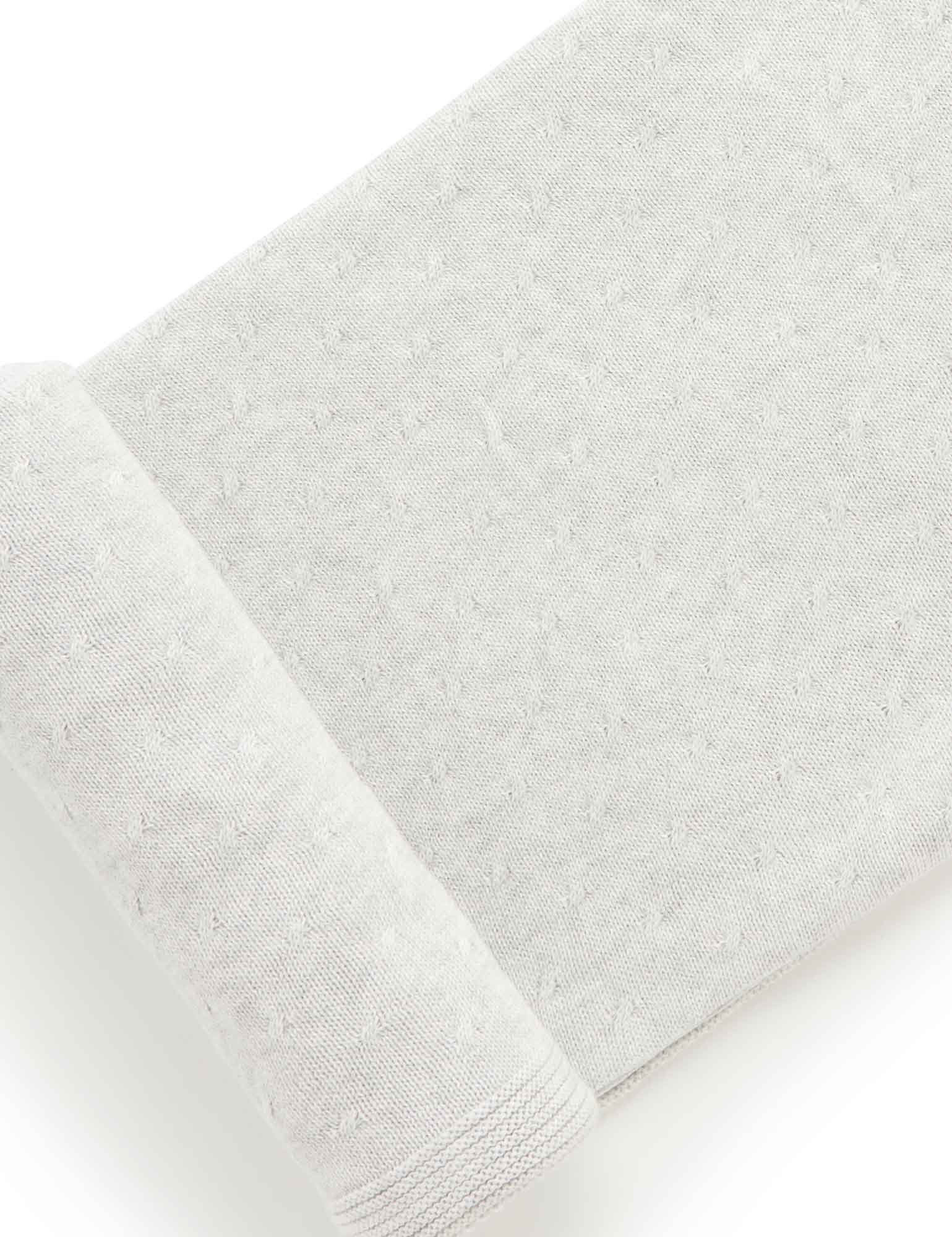 Essentials Blanket - Pale Grey Melange