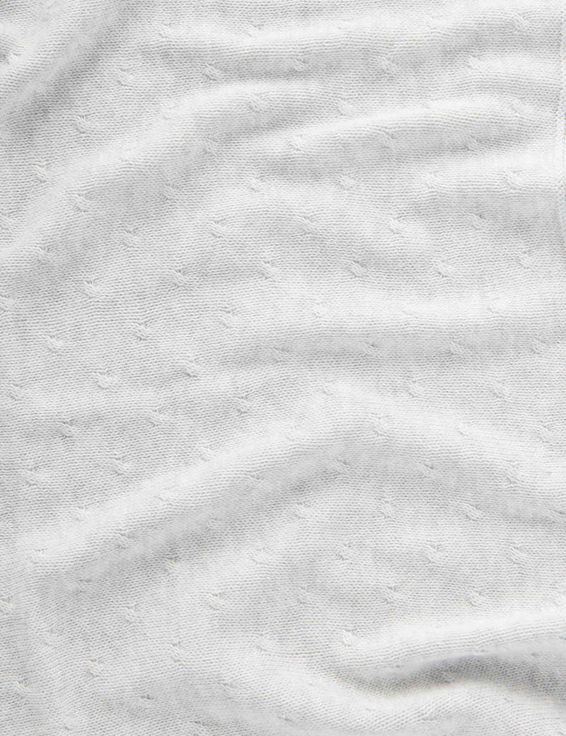 Essentials Blanket - Pale Grey Melange