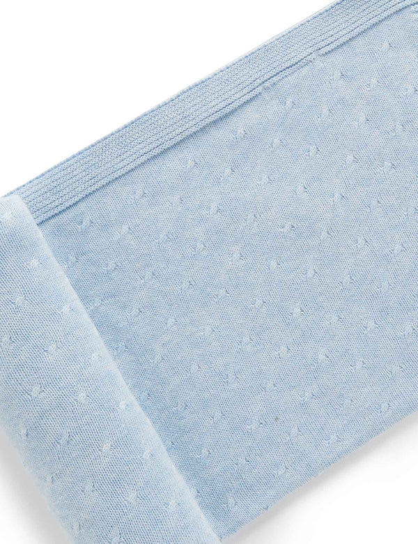 Essentials Blanket - Pale Blue Melange