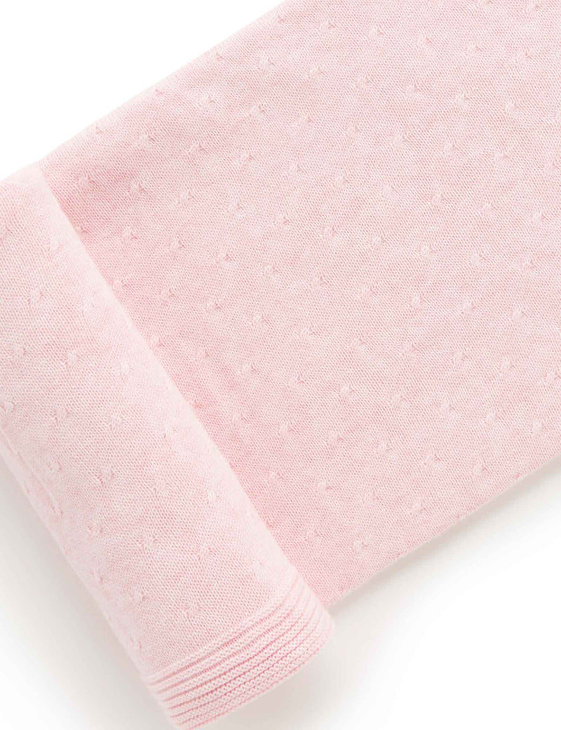 Essentials Blanket - Pale Pink Melange