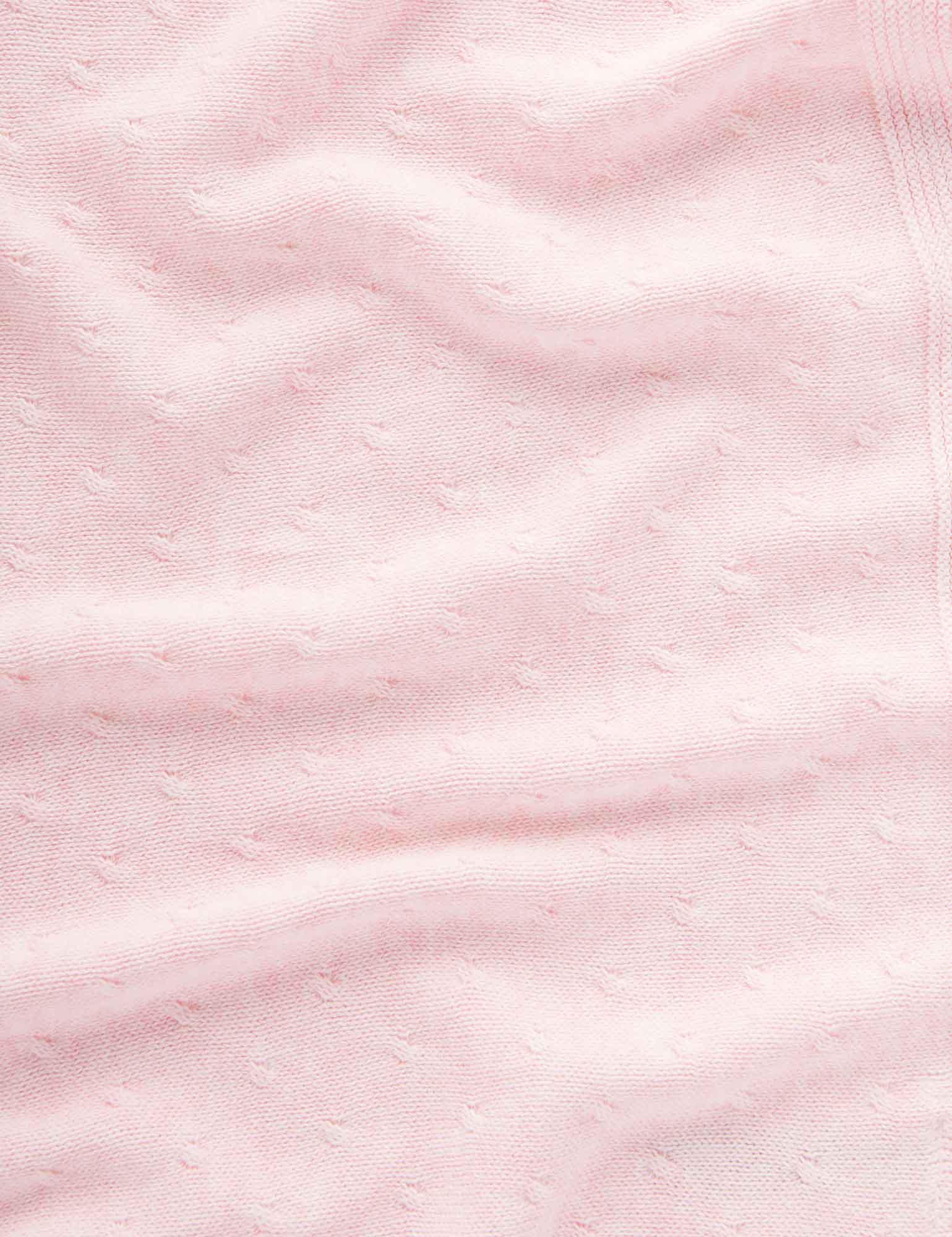 Essentials Blanket - Pale Pink Melange