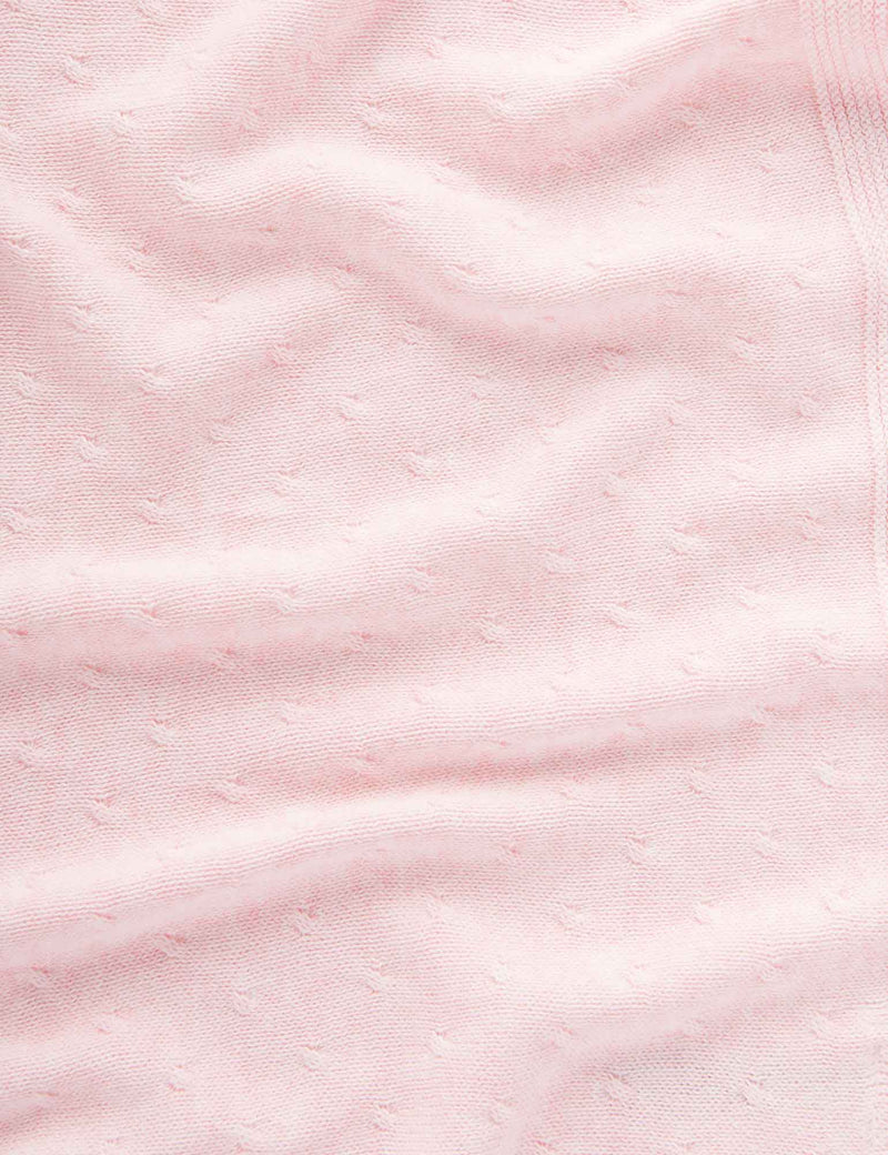 Essentials Blanket - Pale Pink Melange
