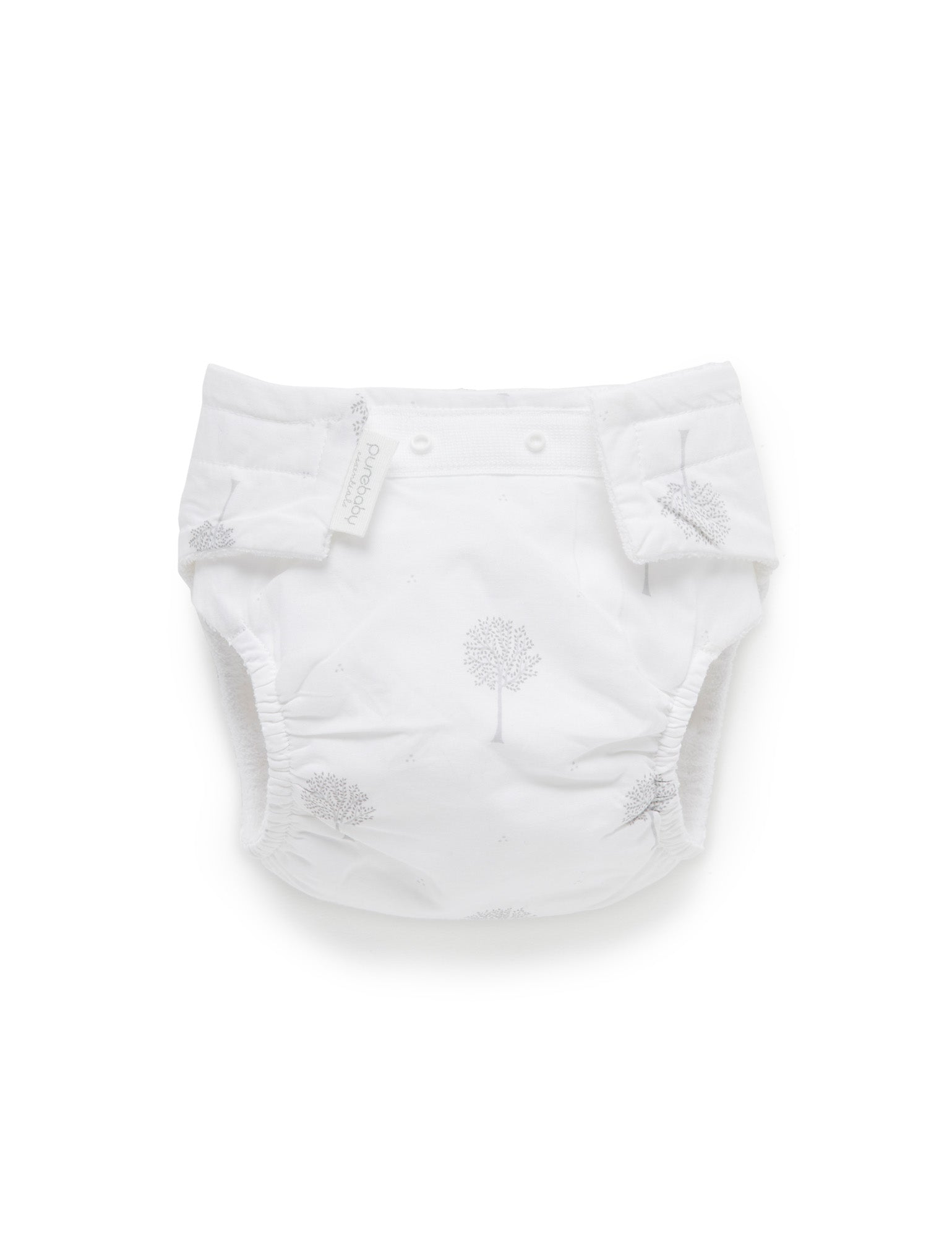 Reusable Nappy Pant - Pale Grey Tree