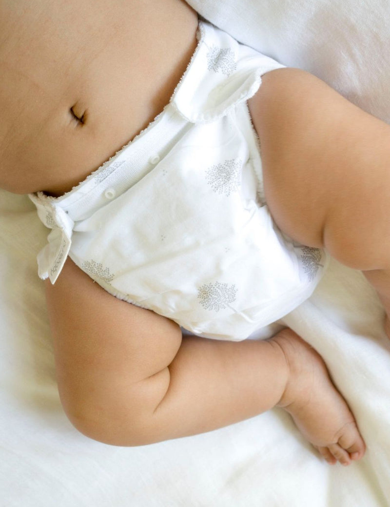 Reusable Nappy Pant - Pale Grey Tree