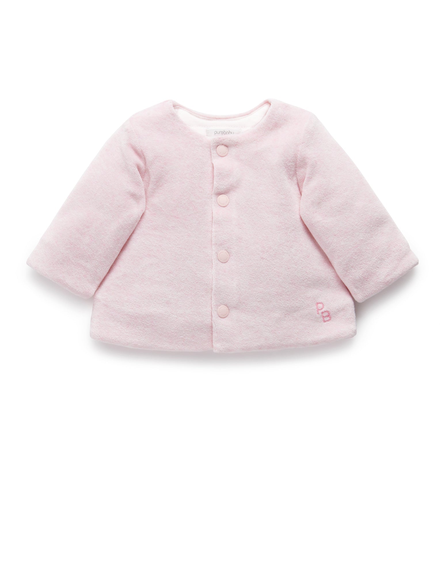 Velour Jacket - Soft Pink Melange