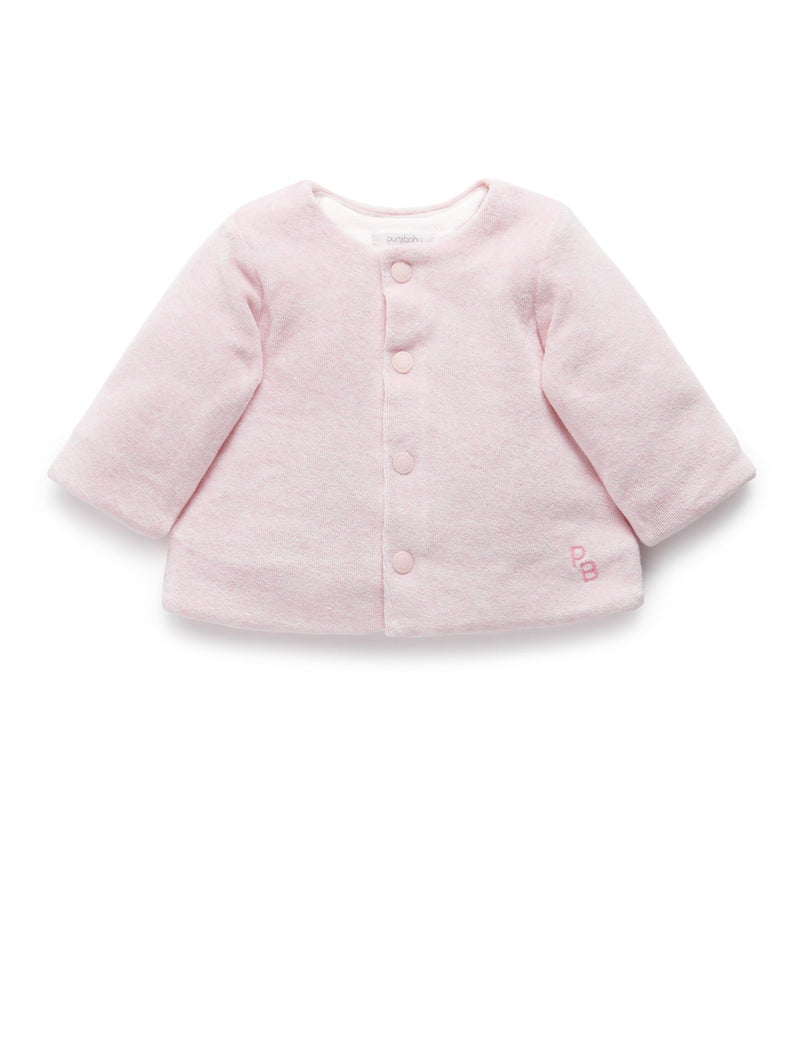 Velour Jacket - Soft Pink Melange
