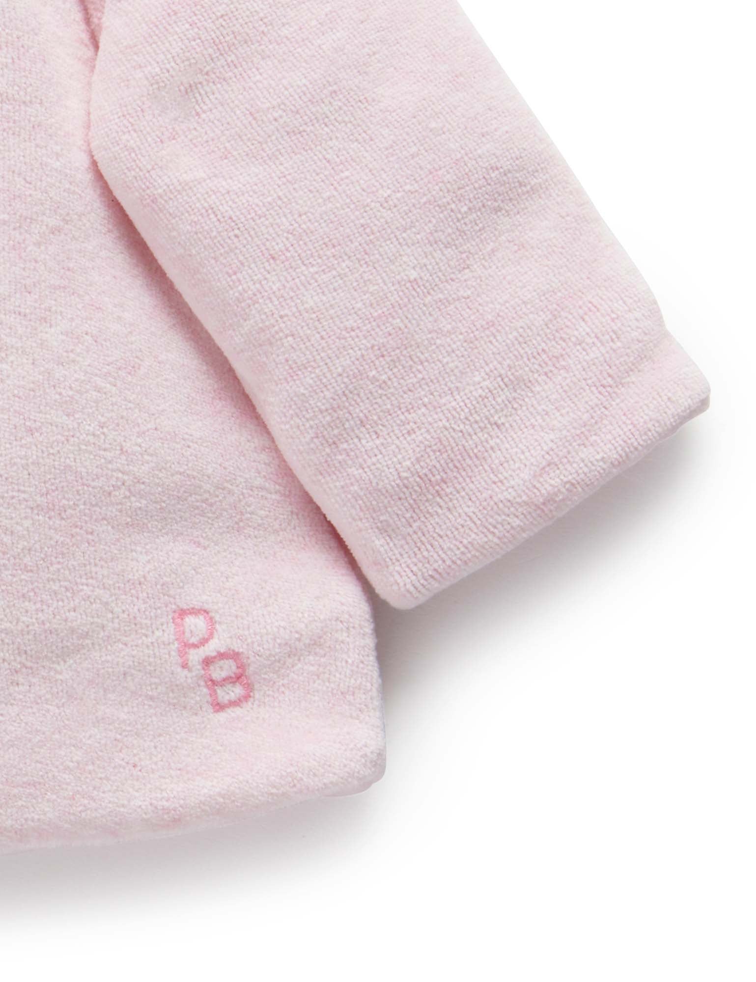 Velour Jacket - Soft Pink Melange