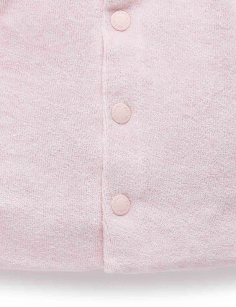 Velour Jacket - Soft Pink Melange