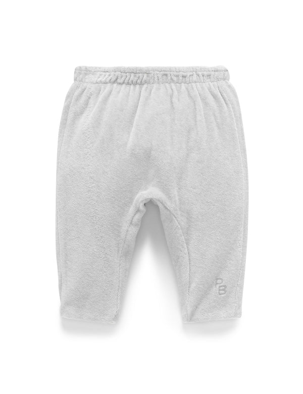 Velour Softy Pant - Pale Grey Melange