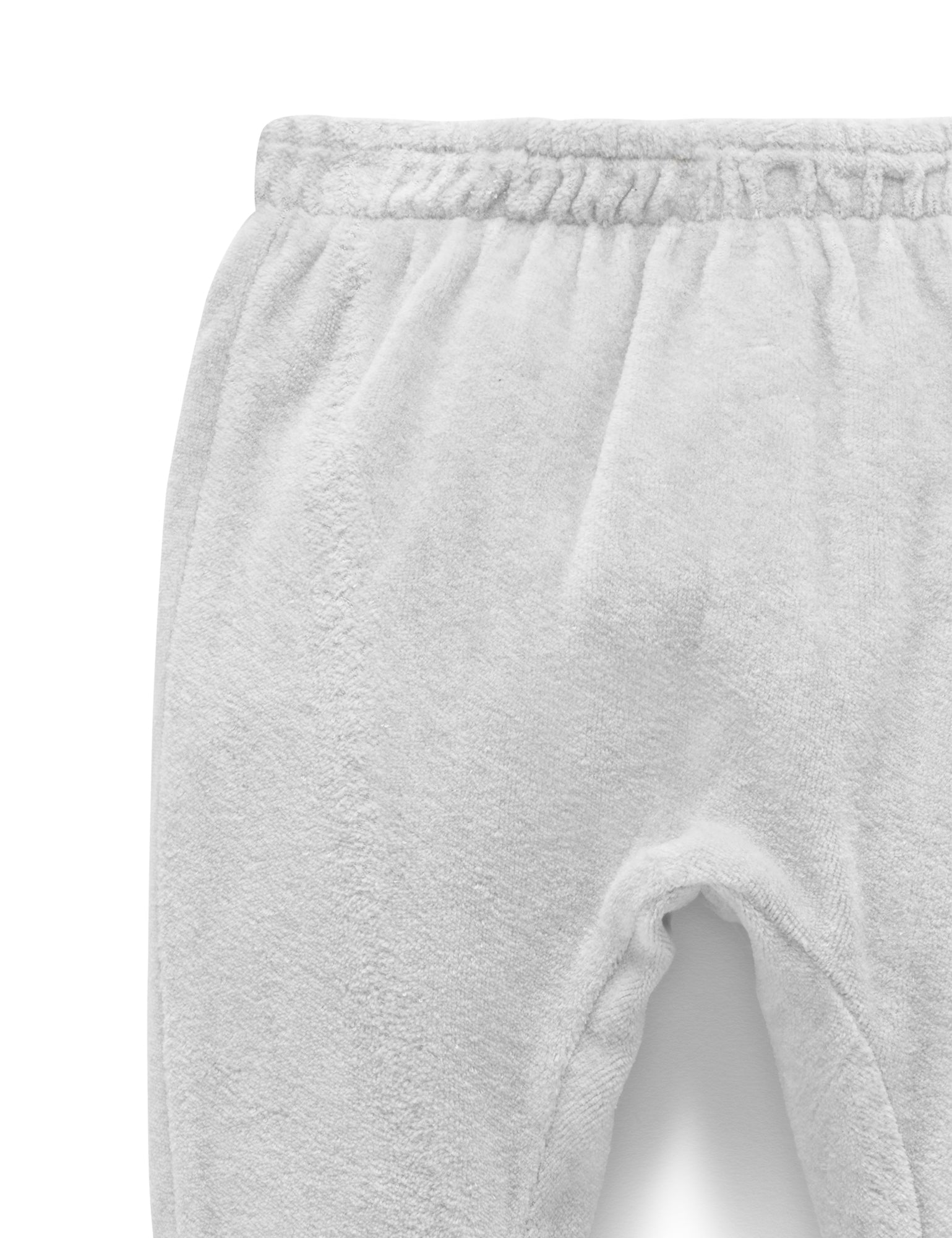 Velour Softy Pant - Pale Grey Melange